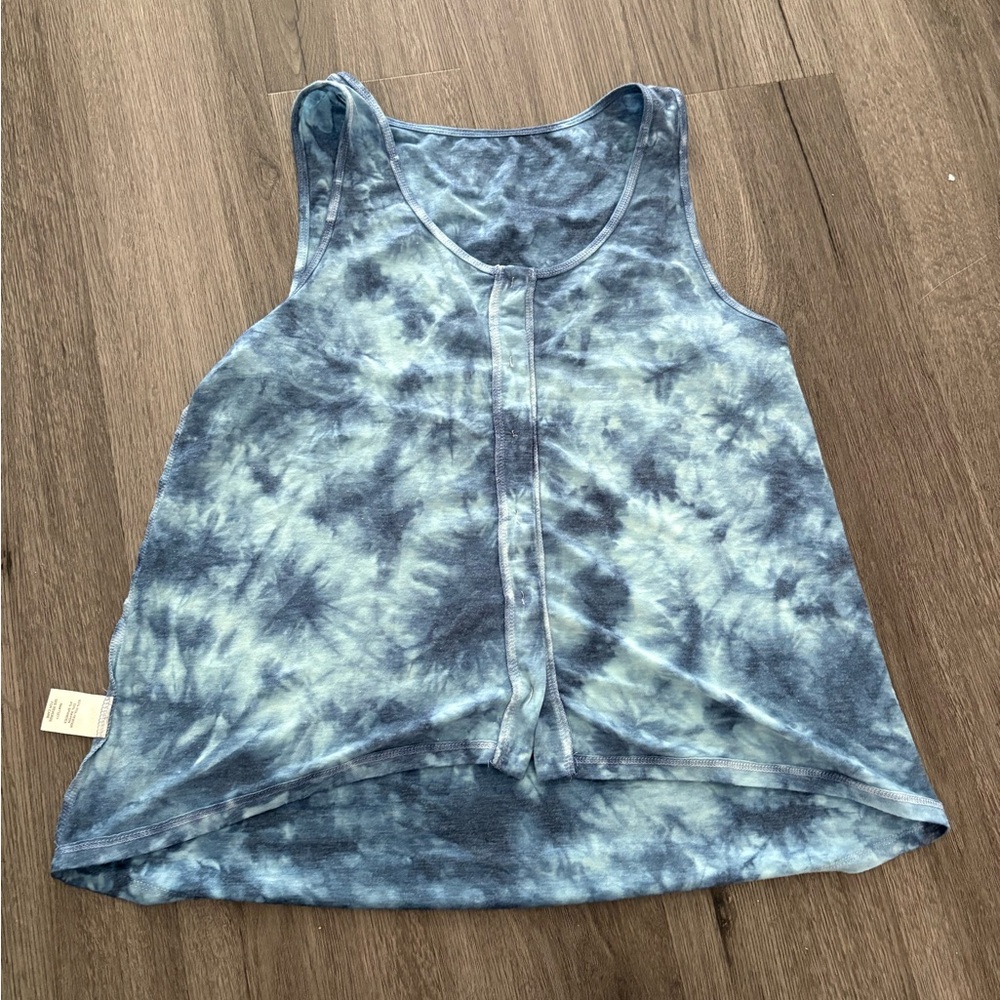 Mudd Women's Tie-Dye Tank Tops - Red/orange and Blue - Picture 13 of 14